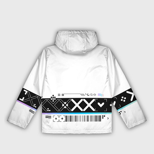 Женская ветровка Printstream white - скин CS / 3D-Черный – фото 2