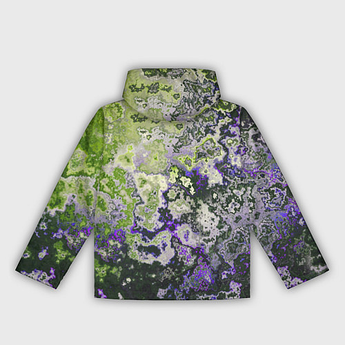 Женская ветровка Абстрактный эффект ржавчины / 3D-Черный – фото 2