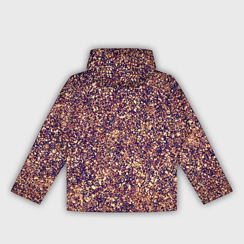 Женская ветровка Драгоценный фиолетово-медный абстракция / 3D-Черный – фото 2