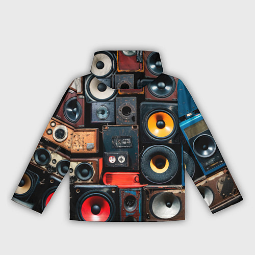 Женская ветровка Audio speaker / 3D-Белый – фото 2