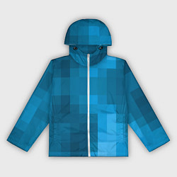 Женская ветровка Minecraft water cubes