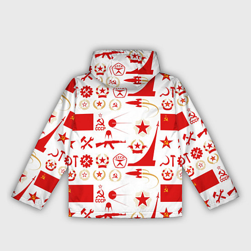 Женская ветровка СССР знак качества красный / 3D-Белый – фото 2