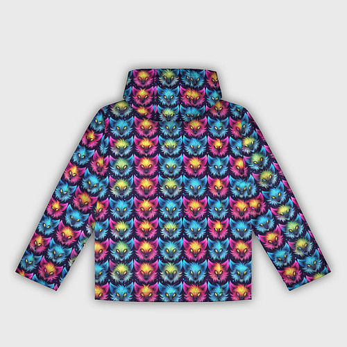 Женская ветровка Furry color anime animal faces / 3D-Белый – фото 2