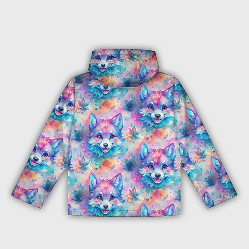 Женская ветровка Фурри мордочки волчонка / 3D-Белый – фото 2