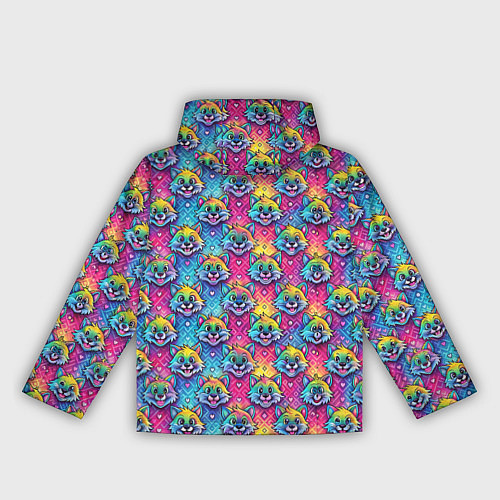 Женская ветровка Фурри мордочки лисички / 3D-Белый – фото 2