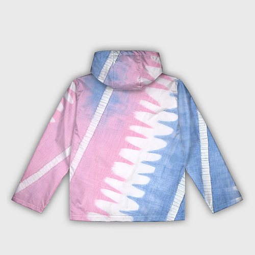 Женская ветровка Полоски в стиле тай дай / 3D-Белый – фото 2