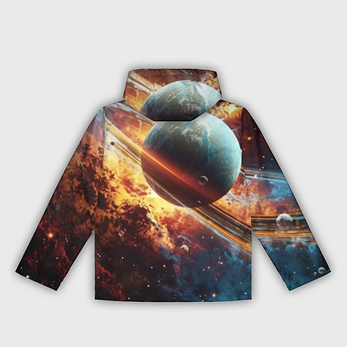 Женская ветровка Большая планета / 3D-Белый – фото 2