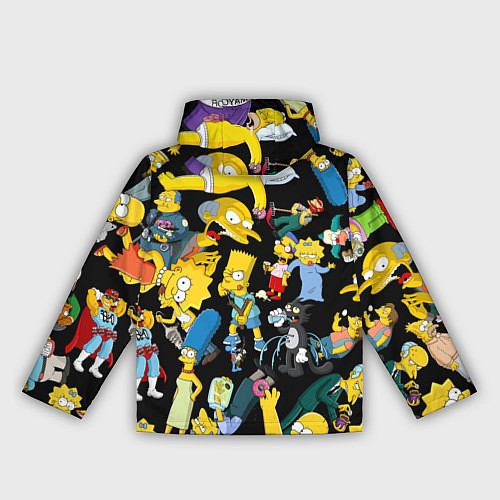 Женская ветровка Персонажи Симпсонов / 3D-Белый – фото 2