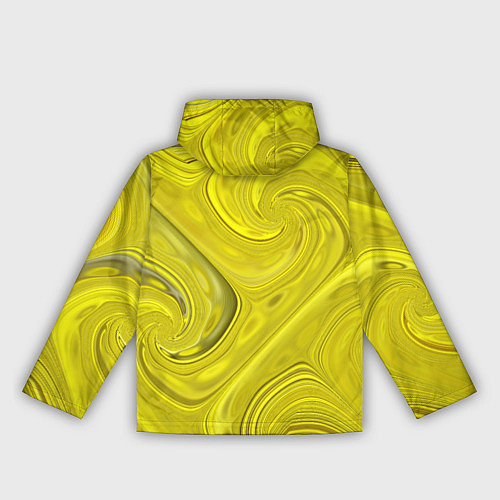 Женская ветровка Желтая абстракция / 3D-Белый – фото 2