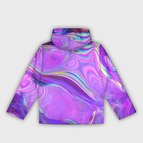 Женская ветровка Неоновый розовый бензин / 3D-Белый – фото 2