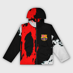 Женская ветровка Barcelona fc краски спорт