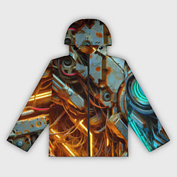 Ветровка с капюшоном женская Cyber armor - ai art, цвет: 3D-черный