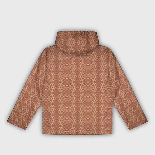 Женская ветровка Светлый коричневый кружевной узор / 3D-Белый – фото 2