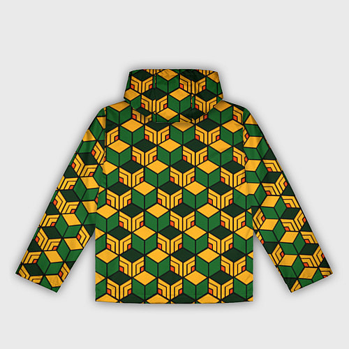 Женская ветровка Узор на хаори томиоки / 3D-Белый – фото 2