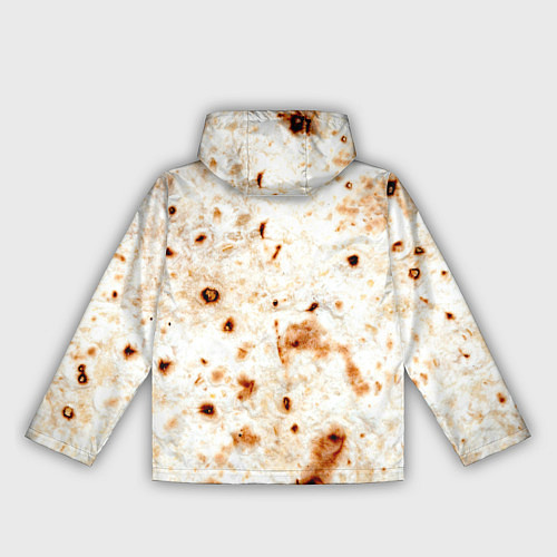 Женская ветровка Текстура светлого лаваша / 3D-Белый – фото 2