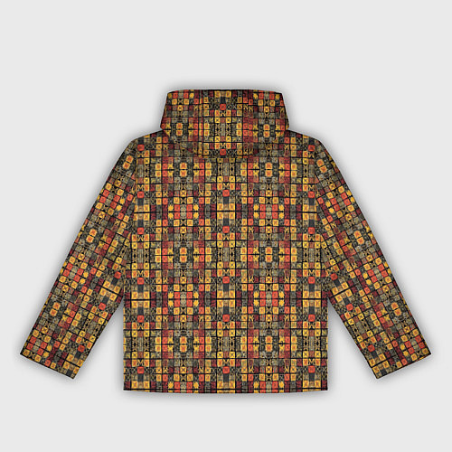 Женская ветровка Абстрактный африканский узор / 3D-Черный – фото 2