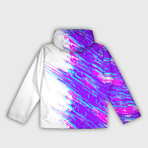 Женская ветровка Neon glitch / 3D-Белый – фото 2