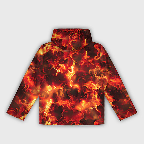 Женская ветровка Огненный элементаль / 3D-Белый – фото 2
