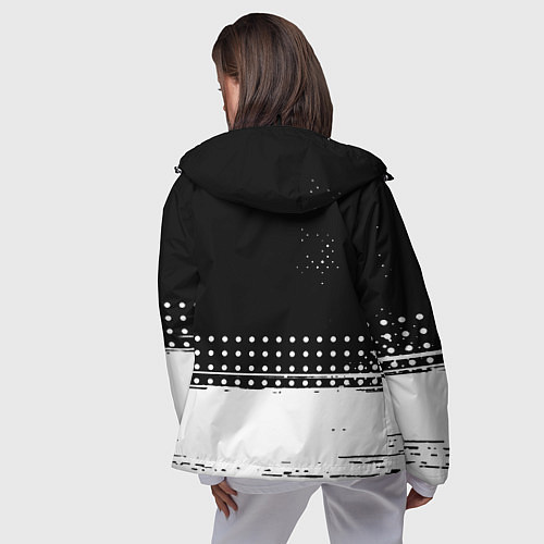 Женская ветровка Among us геометрия / 3D-Черный – фото 4