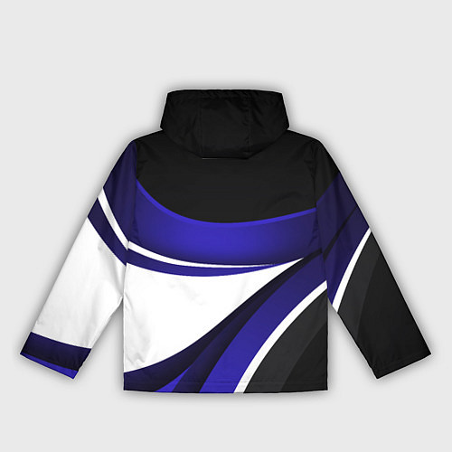 Женская ветровка Фольцваген - синяя волна / 3D-Белый – фото 2