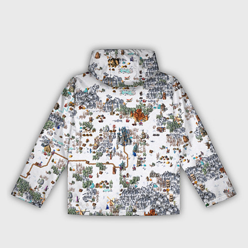 Женская ветровка Герои 3 Карта Башни / 3D-Белый – фото 2