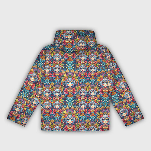 Женская ветровка Аниме персонаж паттерн / 3D-Белый – фото 2