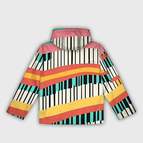 Женская ветровка Пиянино / 3D-Белый – фото 2