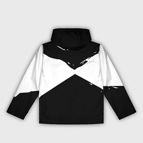 Женская ветровка Герб рф абстрактные краски / 3D-Белый – фото 2