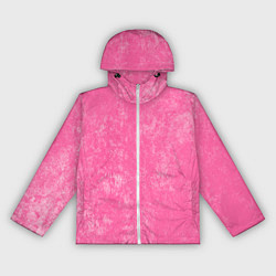Ветровка с капюшоном женская Pink bleached splashes, цвет: 3D-белый