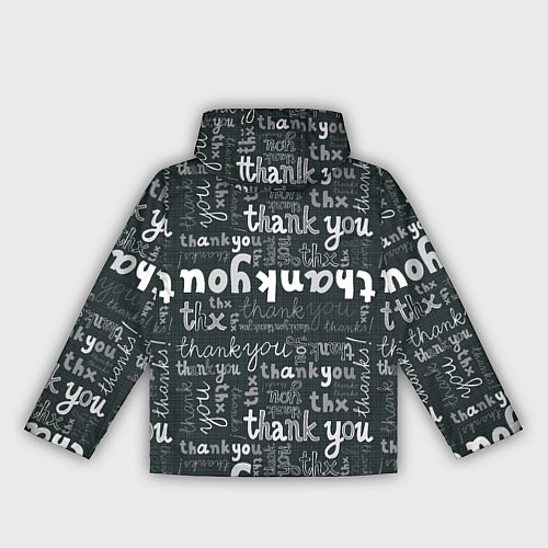 Женская ветровка Thank you thanks / 3D-Белый – фото 2