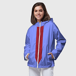 Ветровка с капюшоном женская Красная стрелка, цвет: 3D-белый — фото 2