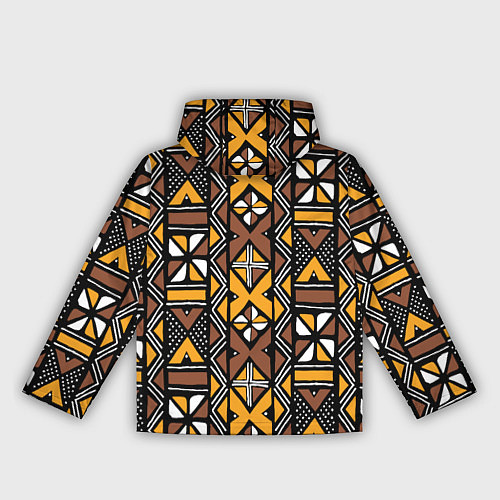 Женская ветровка Африканский мавританский узор / 3D-Черный – фото 2