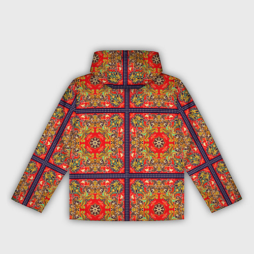 Женская ветровка Орнамент пейсли / 3D-Черный – фото 2