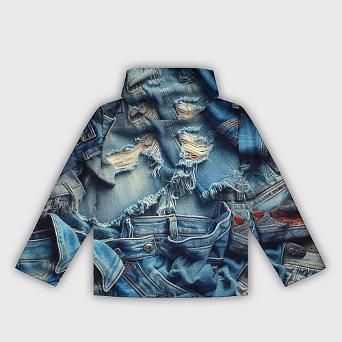 Женская ветровка Denim rags - fashion trend / 3D-Белый – фото 2