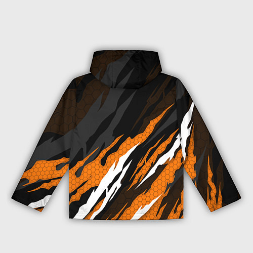 Женская ветровка KTM - Рваный гексагон / 3D-Белый – фото 2