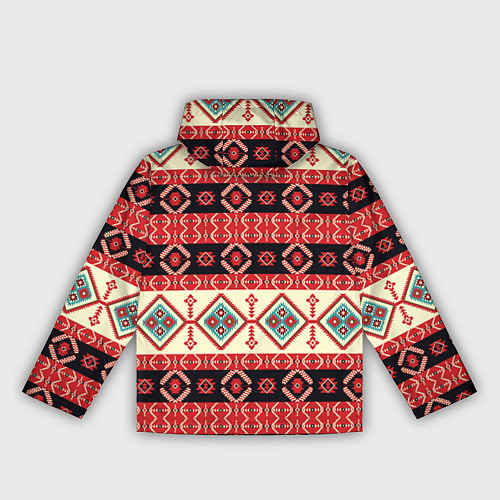 Женская ветровка Этнический геометрический узор / 3D-Белый – фото 2