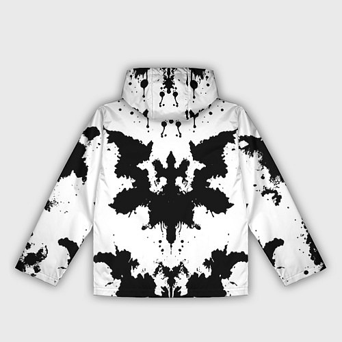 Женская ветровка Психоделический тест Роршаха / 3D-Белый – фото 2