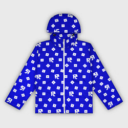 Женская ветровка Roblox blue pattern