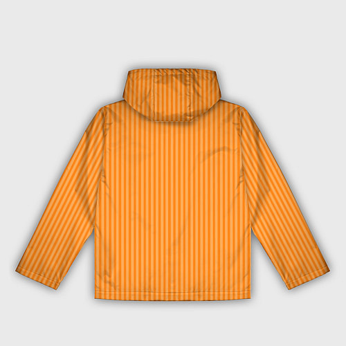 Женская ветровка Оранжевый в тонкую полоску / 3D-Белый – фото 2