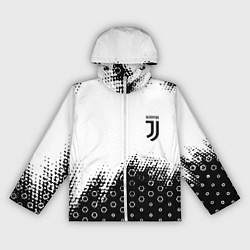 Ветровка с капюшоном женская Juventus sport steel, цвет: 3D-белый