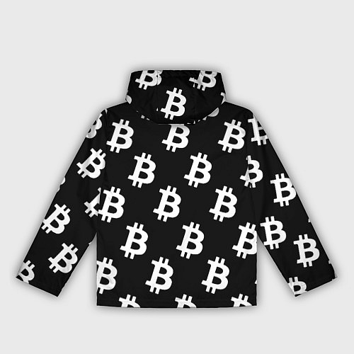 Женская ветровка Биткоин блокчейн / 3D-Белый – фото 2