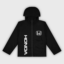 Ветровка с капюшоном женская Honda white logo auto, цвет: 3D-черный