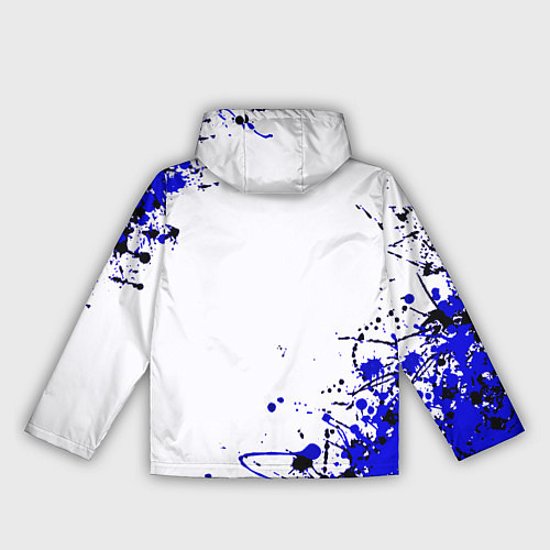 Женская ветровка Ведьмак лого краски / 3D-Черный – фото 2