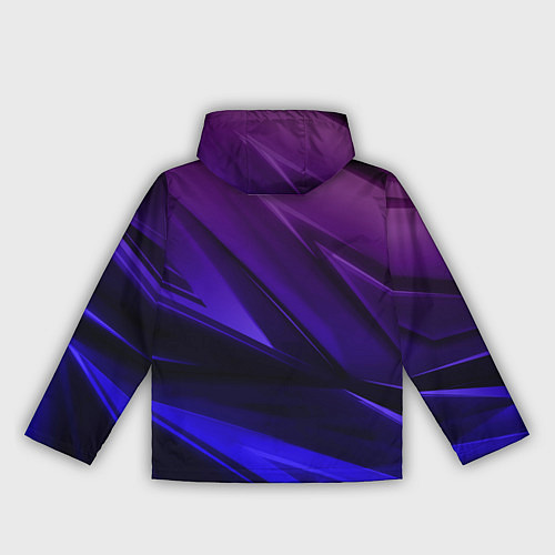 Женская ветровка Абстракция из градиента и линий / 3D-Белый – фото 2