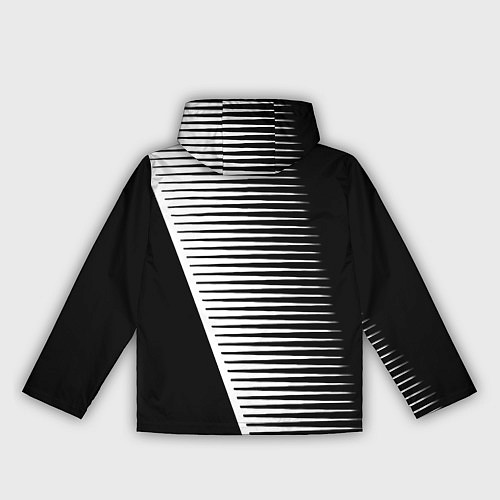 Женская ветровка Герб текстура геомтерия / 3D-Черный – фото 2