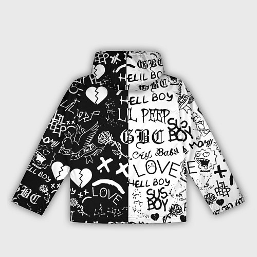 Женская ветровка Lii Peep pattern rap / 3D-Белый – фото 2