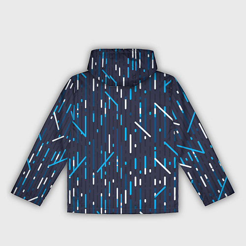 Женская ветровка Паттерн геометрическая абстракция / 3D-Белый – фото 2