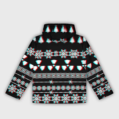 Женская ветровка Stalker glitch game / 3D-Белый – фото 2