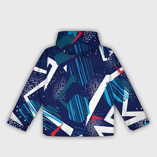 Женская ветровка Абстрактный фон с пятнистым узором / 3D-Белый – фото 2