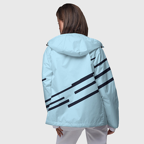 Женская ветровка Half life geometry steel / 3D-Черный – фото 4